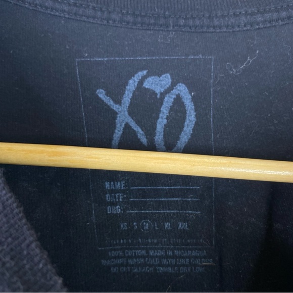 "XO" The Weekend Size Medium 2015 Longleeve Merch T- Shirt - Picture 3 of 4